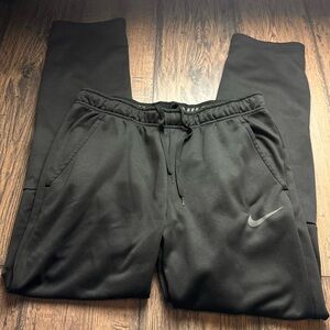 Nike Men's Black Sweatpants with Logo